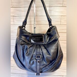 047-Marc by Marc Jacobs Smokey Gray Standard supply workwear hobo Shoulder Bag